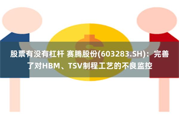 股票有没有杠杆 赛腾股份(603283.SH)：完善了对HBM、TSV制程工艺的不良监控