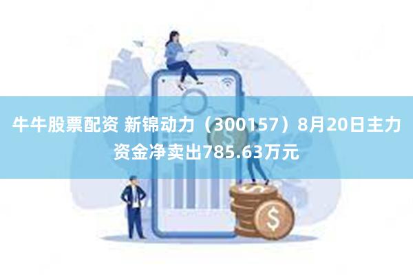 牛牛股票配资 新锦动力（300157）8月20日主力资金净卖出785.63万元