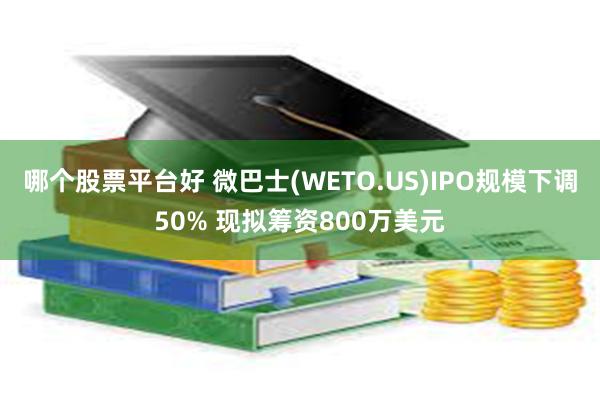 哪个股票平台好 微巴士(WETO.US)IPO规模下调50% 现拟筹资800万美元