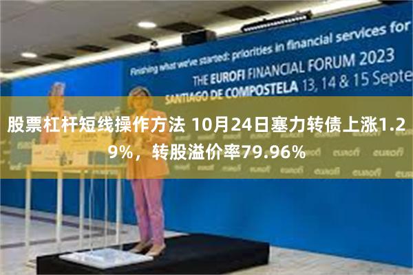 股票杠杆短线操作方法 10月24日塞力转债上涨1.29%，转股溢价率79.96%