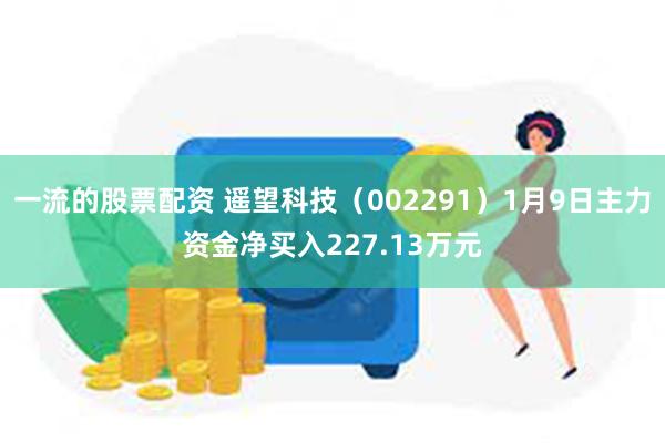 一流的股票配资 遥望科技（002291）1月9日主力资金净买入227.13万元